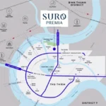 Vị trí dự án Suro Premia Thủ Thiêm